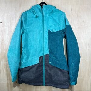 ONeill Jacket Womens Teal Snowboarding Freedom Series 2 Layer Parka Size S